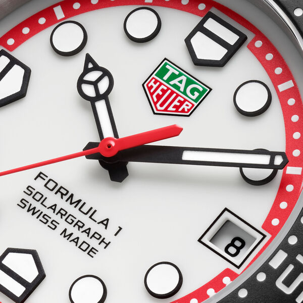 Formula 1 38  mm Solargraph en acier inoxydable